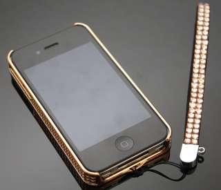 Apple iPhone 4 G Strass Luxus Bling Case Tasche Hülle   