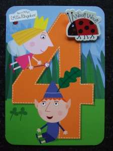 BEN AND HOLLYS LITTLE KINGDOM AGE 2 3 4 Birthday Card  