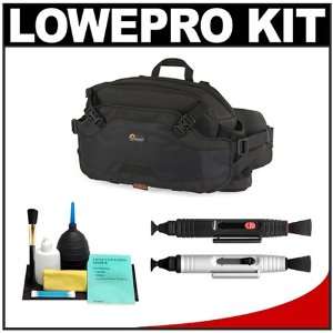  AW Beltpack Digital SLR Camera Bag (Black) + Accessory Kit for Canon 