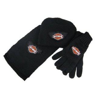  Harley Davidson® Mens Stock Fingerless Leather Gloves 