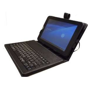 Toshiba Thrive Leather Case with Built in USB Keyboard and Kick Stand 