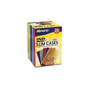  Memorex Slim Cool Color DVD Storage Case Electronics