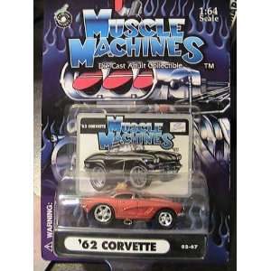  Muscle Machines Red 62 Corvette 02 67 