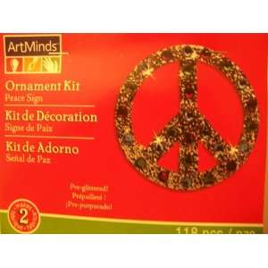ArtMinds Ornament Kit ~ Peace Sign (118 Pieces) : Toys & Games 