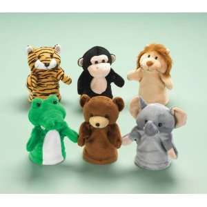  Childcraft Wild Animal Puppets 6 Piece Set Office 