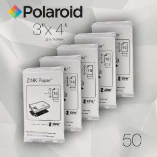   3x4 inch Photo Paper for Z340 Camera & GL10 Printer  Pack 50  