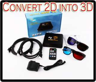 US 2D to 3D Converter,TV/Blue Ray/Xbox360/DVD/PS3/Movie  