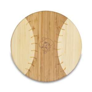 Oklahoma State   Homerun cutting board is a 12 round x 0.75 board 