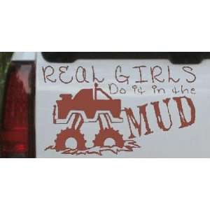 Real Girls Do It In The Mud Off Road Car Window Wall Laptop Decal 