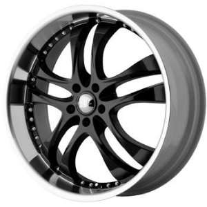 Helo HE825 16x7 Black Wheel / Rim 4x4.5 with a 42mm Offset and a 72.56 