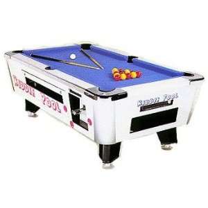   American Kiddie Pool 6 ft Coin Operated Pool Table with Accessories