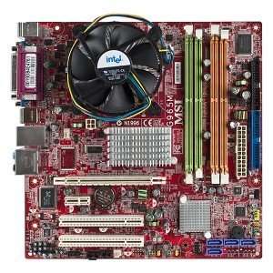  MSI MS 7241 Intel G965 Socket 775 micro ATX Motherboard w 