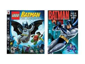Lego Batman PS3 w/Batman Animated Series Tales of the Dark Knight DVD 