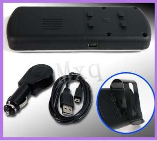 Sun Visor Bluetooth Multipoint Handsfree Car Kit Speaker for Cellphone 
