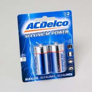  AC Delco 2 Pack C Batteries Case Pack 48 Electronics