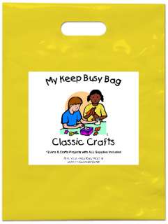 My Classic Crafts Keep Busy Bag Includes the Following Projects