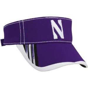 com adidas Northwestern Wildcats Purple 2011 Players Adjustable Visor 