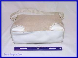 ETIENNE AIGNER PURSE ~ Off White/Large Hobo Handbag  