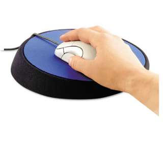 Allsop Wrist Aid Ergonomic Circ Mouse Pad 9Dia. Cobalt 035286262262 