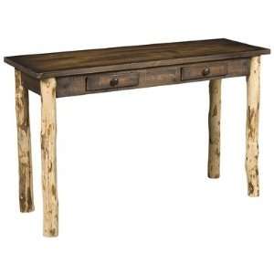  Console Table in Antique Brown: Furniture & Decor