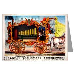  Single Circus Poster of Horse drawn circus wagon with 