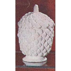  Vintage Crochet PATTERN to make   Milk Glass Covered Jar 