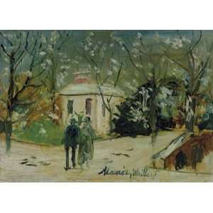  Hand Made Oil Reproduction   Maurice Utrillo   32 x 24 