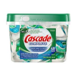 CASCADE COMPLETE ALL IN 1 PACS 48 COUNT CONTAINER  