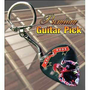  Axl Rose (Guns N Roses) Premium Guitar Pick Keyring 
