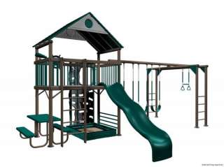 DELUXE Outdoor Kids Playset, Playhouse, Clubhouse  