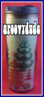   Holiday 2006 Starbucks Coffee Lenticular TREE Tumbler + Gift Card NEW