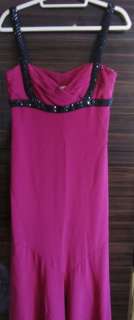 1250 NWOT Marchesa Notte Red Gown Dress 8  