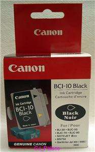 3xGenuine New Canon BCI 10 Black Color   Made in Japan  