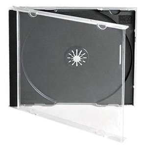 100 New Standard Black CD Jewel Case Assembled  