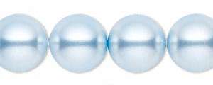 Light Blue Swarovski Crystal 5810 Round Pearl Beads 12MM  
