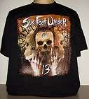 Six Feet Under 13 Death Metal Band T Shirt Size L new Cannibal Corpse