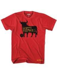 Spain Happy Football Bull Soccer T shirt