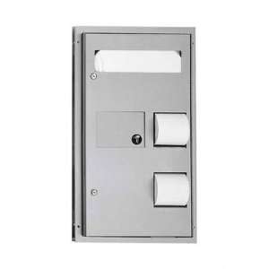 ASI 0481 HC Dual Access Toilet Tissue and Seat Cover Dispenser with 