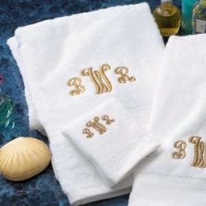  Monogrammed Turkish Bath Towel