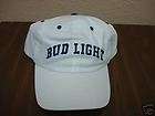 Bud Light White hat with Bud Light logo on