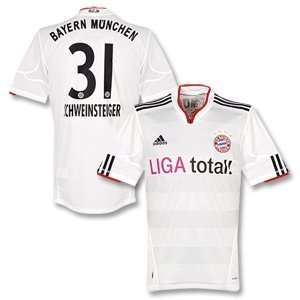  11 12 Bayern Munich Away Jersey + Schweinsteiger 31 