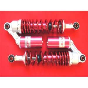   AIR GAS SHOCK ABSORBER SUSPENSION SCOOTER ATV QUAD BIKE RED PAIR