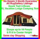 Ozark Trail 20 x 11 FAMILY VACATION LODGE TENT WMT922 CAMP HIKING 