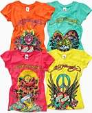 Macys   Ed Hardy Kids Shirts, Girls Glitter V Neck Tees customer 