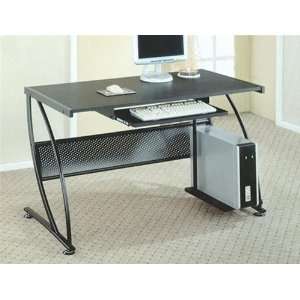 Black Metal Computer Desk: Office Products