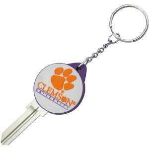    NCAA Clemson Tigers Logo Key Blank Keychain: Office Products