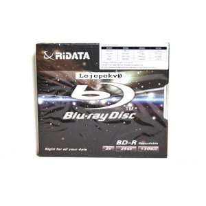 Ritek RiDATA Blu ray Single Layer Write once Disc 25GB 2X Single Pack 