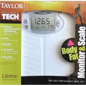   Taylor Precision Tech Body Fat Monitor & Scale