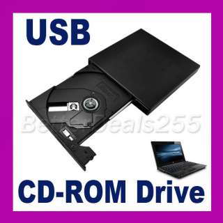 24x CD ROM Drive Super Slim External USB Portable New  