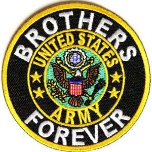  Army Patch   Brothers Forever, 3x3 inch, small embroidered 